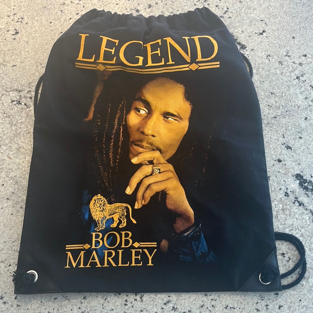 Bob Marley draw string bag